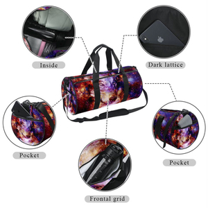 Bolsa Deportiva Moderna con Diseño Geométrico de Galaxia, Cierre de Cremallera de Poliéster, Correa Ajustable y Bolsillos Laterales para Deportes - Product Image 5
