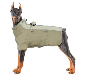 Gilet de chasse imperméable pour chien, vêtements de sécurité pour animaux de compagnie, garde au chaud, protection de la poitrine, camouflage, gilet de chasse pour chien en néoprène réglable - Product Image 1