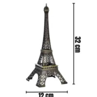 Accessoires de table en laiton antique en forme de Tour Eiffel pour la décoration de la maison et les mariages