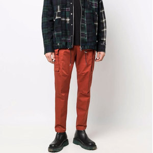 Pantalon cargo, matière de haute qualité, coupe décontractée, style utilitaire multi-poches, option de logo personnalisé pour le streetwear et les activités de plein air - Product Image 4