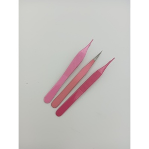 Pince à épiler de précision en plastique personnalisée pour extensions de cils, pointe lisse, modèle 531.0, origine Pakistan, prix compétitif, directement de l'usine. - Product Image 1