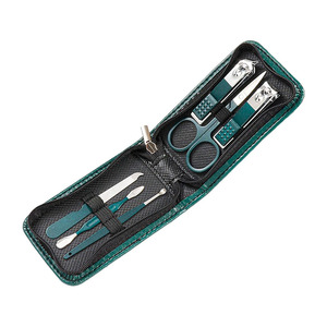 Professional Stainless Steel Manicure Kit With Nail Clipper Scissors & <b>Tools</b> In <b>Case</b> For Adult Use Durable Stainless Steel <b>Tools</b> - Product Image 1