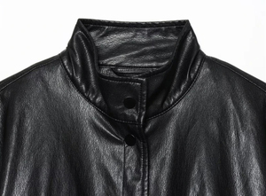 CLASSIC INVENTORS Nueva Chaqueta Bomber de Cuero Genuino para Hombre, Forro de Sherpa, Cierre de Cremallera, Impermeable, Transpirable y Resistente al Viento - Product Image 6
