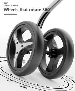 TH-PPS-479 Foldable <b>Four</b> <b>Wheel</b> Pet Stroller with Spacious Design Waterproof Fabric and Smooth Rolling <b>Wheels</b> - Product Image 4