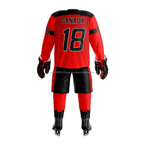 Uniforme de hockey sur glace imprimé sur mesure de bonne qualité uniforme de hockey sur glace à vendre - Product Image 6