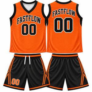 Uniformes de baloncesto unisex personalizados al por mayor, nuevo diseño, sublimación, reversibles. - Product Image 3