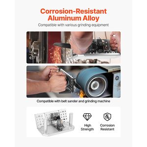 Supporto Regolabile per Affilatura Coltelli con Doppia Impugnatura a 85 e 115 Gradi, Lunghezza 7,68 Pollici, per Affilatrice a Nastro - Product Image 4