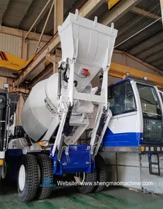 China Manufacturer SHENGMAO Mini Mobile Drum Self Loading Concrete Mixer Truck