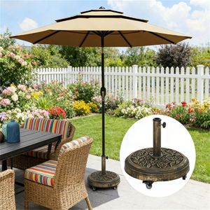 Base per Ombrellone da Patio, Solo Supporto per Ombrelloni da Terrazzo e Cortile - Product Image 1