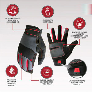 Comfortable Repair <b>Gloves</b> With Breathable Fabric And Durable Grip For Daily Work Mechanic <b>Gloves</b> - Product Image 4