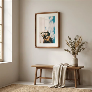 Wholesale Walnut Wood <b>Photo</b> <b>Frame</b> Rounded Corner Solid Wood <b>Cream</b> Mat Wall/Tabletop REHMAN CRAFT Handmade Eco-Friendly Digital - Product Image 4