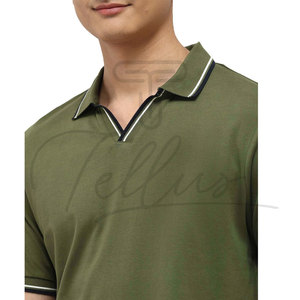 Camisetas Polo para Hombre al por Mayor, Nuevo Estilo de Moda, Alta Calidad, 100% Algodón, Camiseta Polo Lisa para Hombre para Uso Casual - Product Image 5