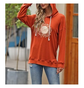 Nouveau design de sweat à capuche pour femme, 100 % coton, manches longues, col en bateau, imprimé, confortable, pour l'hiver, fabriqué au Bangladesh - Product Image 1