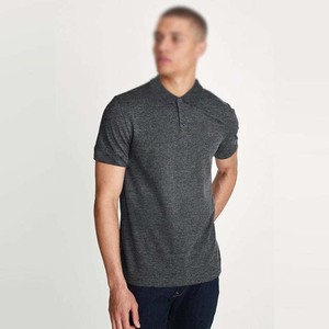 <b>Charcoal</b> Grey Custom Color Custom Logo Men's & Women's Business Style Knitted 100% Cotton Quick Dry Short Sleeve <b>T</b>-<b>Shirt</b> - Product Image 6