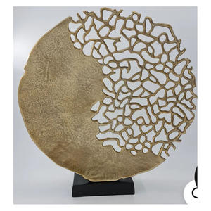 Elegante Escultura Abstracta de Aluminio Fundido, Estatua Decorativa de Metal para Sala de Estar y Decoración de Escritorio de Oficina - Product Image 3