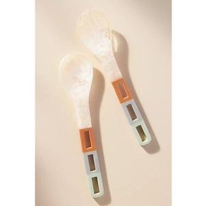 Cuchara para Servir de Resina con Acabado Brillante de Lujo, Cubertería Artística para Comidas Elegantes en Hogares y Restaurantes - Product Image 1