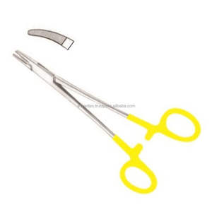 Porte-aiguilles Mayo-Hegar A-1 VERITAS T/c à pointe droite et courbée, réutilisables, instruments chirurgicaux pour sutures |   Kit d'instruments médicaux - Product Image 2