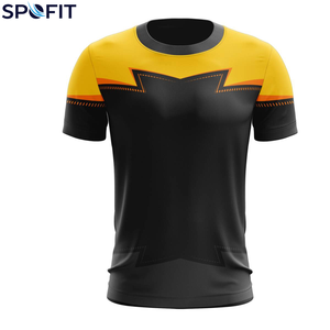 Wholesale Price Custom Design Sublimated Crew Neck T-<b>Shirts</b> Short Sleeves Running Wear <b>100</b>% <b>Polyester</b> Quick Dry Breathable <b>Shirt</b> - Product Image 2