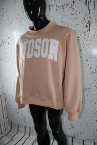 <b>Mock</b> <b>Neck</b> Sweatshirt 100% WHITE Applique Embroidery wide <b>neck</b> Sweatshirt Finer Threads - Product Image 5