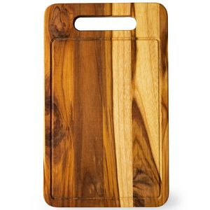 Planche à découper en bois épais avec une construction solide pour la préparation intensive des aliments - Product Image 5