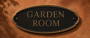 Custom Oval <b>Door</b> Plaque The Regency <b>Name</b> <b>Plate</b> Sign Personalized Brass <b>Door</b> Nameplate Vintage House Entrance Plaque Decorative - Product Image 6