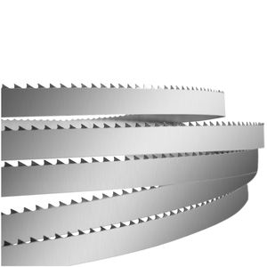 Confezione da 5 Lame a Nastro in Acciaio al Carbonio per Taglio Carne, 65x0,63x0,02 Pollici, Lame Industriali di Ricambio con Involucro - Product Image 1