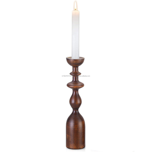 Bougeoir en bois de la meilleure qualité pour la décoration de mariage et de fête à la maison pour Noël de fournisseur indien - Product Image 3