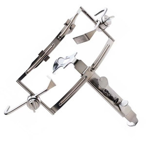 Écarteur chirurgical pour interventions orales et maxillo-faciales, écarteur buccal Dingman réglable, en acier inoxydable durable, manuel, certifié CE - Product Image 2