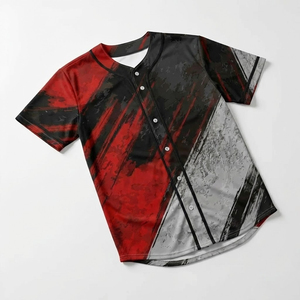 เสื้อเบสบอลสั่งทำพิเศษ ผ้าโพลีเอสเตอร์ 100% แห้งเร็ว ชุดทีม ขายส่ง รับผลิตแบรนด์ส่วนตัว บริการ OEM - Product Image 4