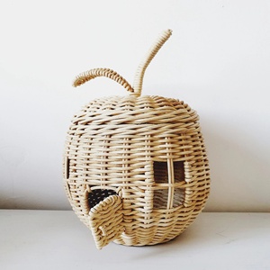 Maisonnette en rotin ludique pour bébé, jouets créatifs à bas prix, maisons de jeu tressées durables - Product Image 1