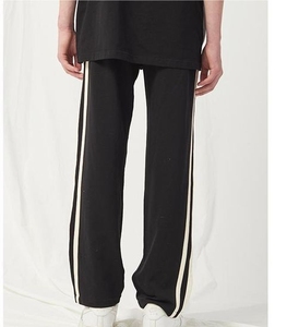Men's Oversized Side Stripe Track Pants Loose Fit Streetwear Sweatpants <b>Training</b> Joggers Athleisure <b>Trousers</b> - Product Image 2