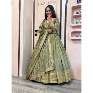 Fancy Beautiful Party Wear Robe de soirée avec Dupatta Robe élégante et élégante - Product Image 1