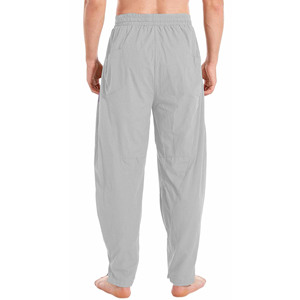Pantalon de survêtement décontracté en molleton bouclette pour homme, respirant, coupe droite, service OEM, couleur unie, longueur intégrale - Product Image 5