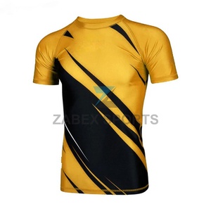 Camisetas de Manga Corta Elásticas para MMA, Protección UV, para Surf y Natación, ZABEX SPORTS 2026 - Product Image 1