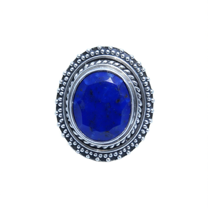 Fine <b>Ring</b> with <b>Lapis</b> <b>Lazuli</b> 5.2 Grams Weight - Product Image 2