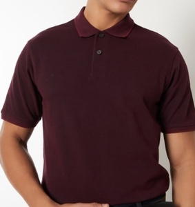 Polo pour homme en coton polyéster, motif rayé tendance mondial, col tricoté, haute élasticité, maintien de la forme, design moderne - Product Image 6