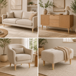 Patas de Muebles de Madera Maciza con Puntas de Latón, Diseño Redondo Minimalista para Mesa de Sala de Estar, Fácil Instalación, Patas de Sofá de Madera Maciza - Product Image 6