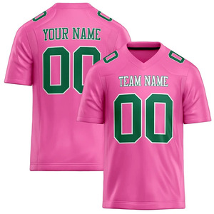 Maillot de football américain en tissu mesh respirant, chemise de sport athlétique, uniforme d'entraînement confortable, short de jeu - Product Image 1