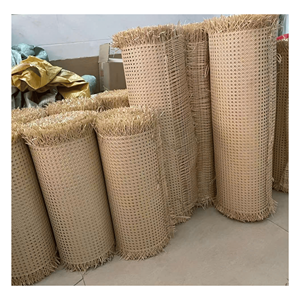 Malla de ratán natural de color marrón, tejido abierto, hecha de tiras de ratán para reparación de asientos de sillas, diseño y decoración de muebles, Vietnam - Product Image 4