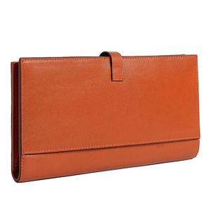 Portefeuille long pour homme en cuir véritable, personnalisé, écologique, zippé, élégant, fin, minimaliste, pour cartes et argent, prix abordable, de marque - Product Image 5