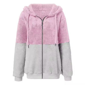 Sweat-shirts populaires 2025 européens et américains à manches régulières, zippés, à capuche, pour hommes, hiver, couleur unie, polyester/coton, streetwear - Product Image 3