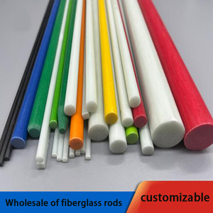 Customizable Sizes Fiberglass Reinforced <b>Plastic</b> <b>Rods</b> for Greenhouse Arch - OEM/ODM Supported - Product Image 1