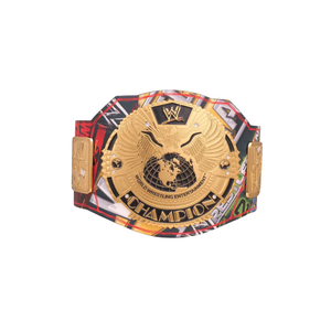 Ceinture de champion du monde WWE personnalisable, ceinture sportive de haute qualité or et rouge, ceinture de titre personnalisée, édition de collection - Product Image 1