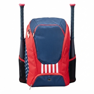 Mochila de Béisbol de Nailon Morado con Compartimento para Bate, Capacidad de 30-40L, Organizador Deportivo - Product Image 6