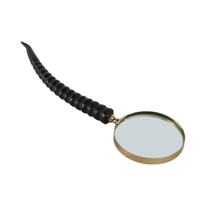 Lupa de Metal Chapada en Oro de Alta Calidad, Elegante, Accesorio de Lectura Funcional, Decoración de Arte Moderno, Regalo para Oficina y Hogar - Product Image 2
