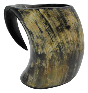 Rustic Drinking Horn <b>mug</b> Leather-Wrapped Religious Style <b>Mug</b> - Product Image 6