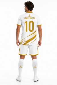 Ensembles d'uniformes de football en gros, maillots, shorts et chaussettes personnalisés pour clubs, académies et équipes sportives avec logo premium - Product Image 4