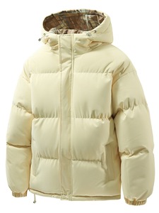 Custom Made Winter Women's Solid <b>Puffer</b> <b>Jackets</b> with Logo Design Thick Warm Short <b>Crop</b> Coats Quilted Nylon Full Sleeve Regular - Product Image 1