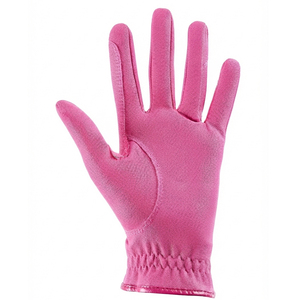 Gants d'équitation unisexes sur mesure en cuir PU souple, dos scintillant, respirants, pour été et hiver, fermeture auto-agrippante, demi-doigts - Product Image 6