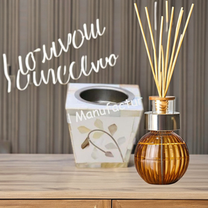 Brûleur d'encens Mabkhara et plateau Bakhoor ensemble plateau Madkhan pour usage religieux stock disponible - Product Image 1
